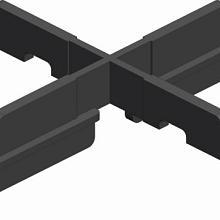 Structusol voegstuk C3X kruis voeg 3 mm