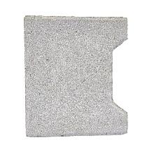 H-verbandsteen begin/eind 8 cm grijs
