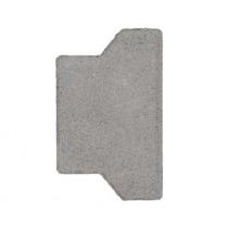 S-top H-verbandsteen half 8 cm grijs komo