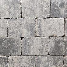 Stonique trommel 21x14x7 cm grijs/zwart