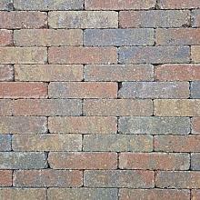 Stonique trommel waalformaat 7 cm oud bruin