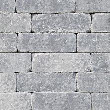 Stonique trommel longstone 7 cm grijs/zwart