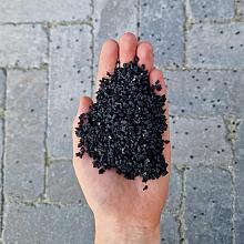 Randafwerking SBR rubbergranulaat zwart 20 kg / 40 lt