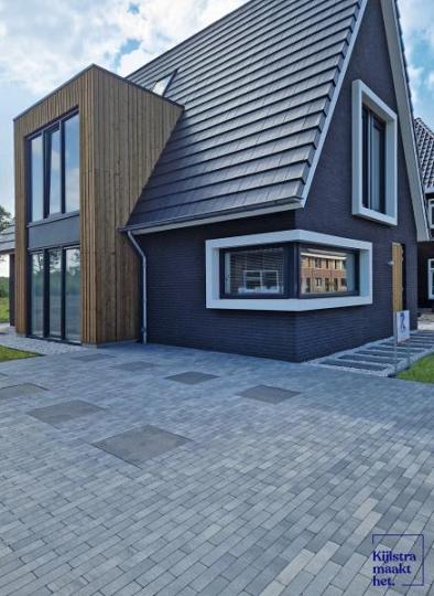 Patio dikformaat XL 28x7x8 cm nero/grey