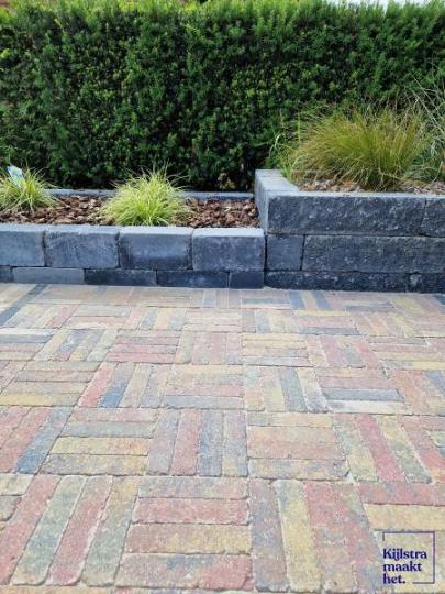 Stonique trommel waalformaat 7 cm oud bont