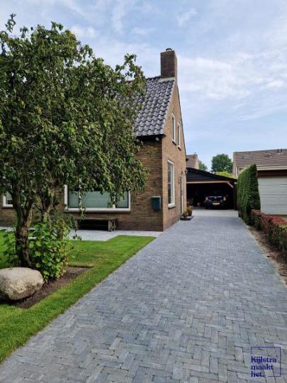 Stonique trommel dikformaat 6 cm antraciet