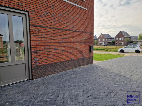 Stonique trommel waalformaat 7 cm antraciet